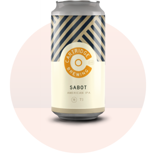 Can mockup of Sabot India Pale Ale