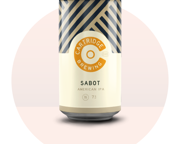 Can mockup of Sabot India Pale Ale