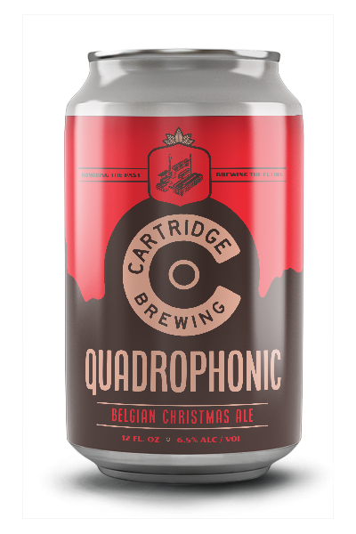 Quadrophonic Belgian Christmas Ale can