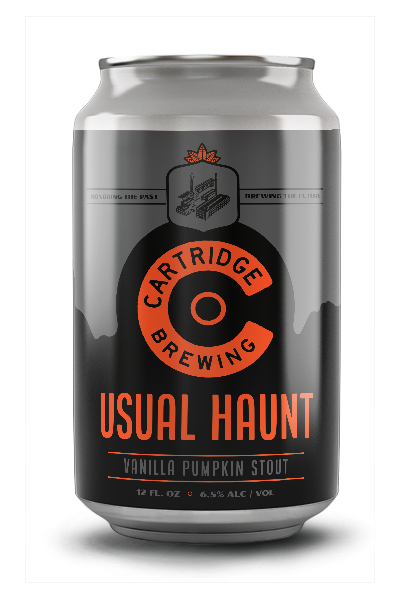 Usual Haunt Pumpkin Spiced Stout can